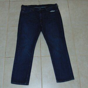 Levi's 511 Mens Jeans Pant Size 38x30 5-Pocket Blue Denim Dark Wash